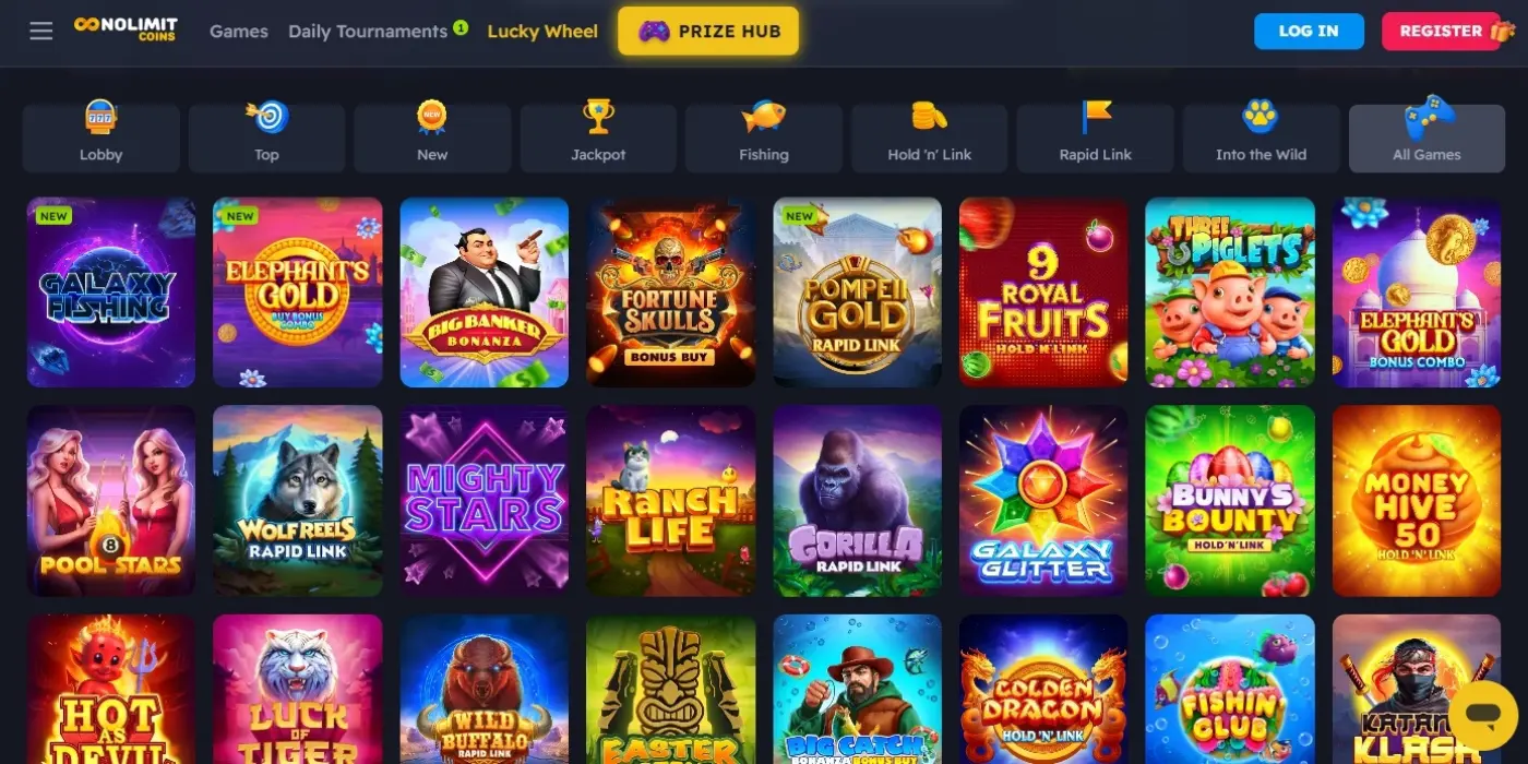 Games at NoLimitCoins