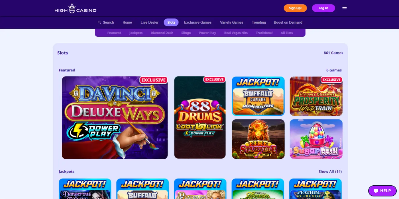 High 5 Casino Sweepstakes Casinos