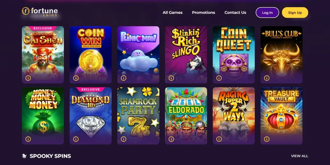 Fortune Coins Casino Games