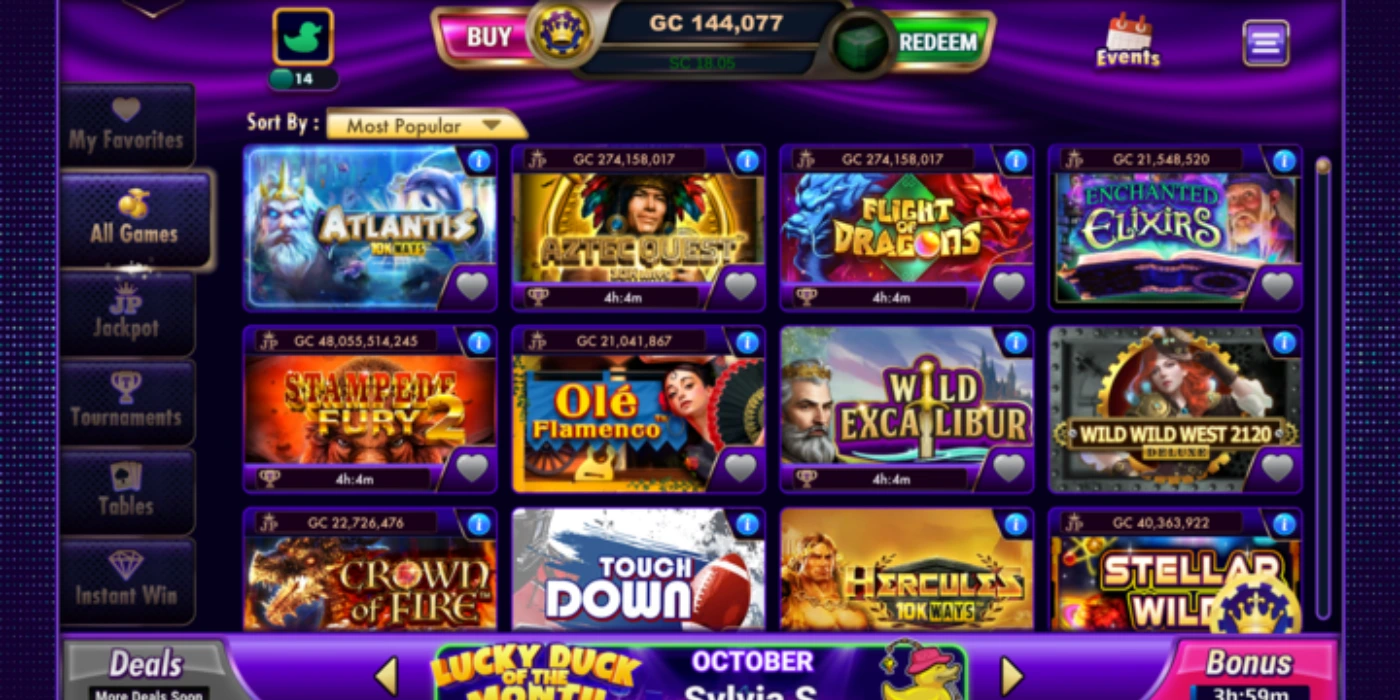 LuckyLand Casino Games