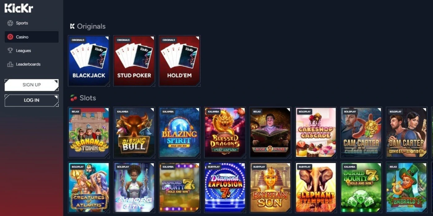 Kickr Casino Sweepstakes Casinos