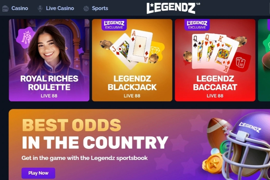 Legendz Casino Sweepstakes Casinos