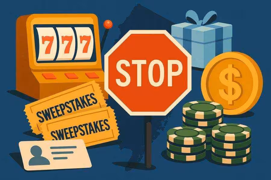 New Jersey outlaws Sweepstakes Casinos