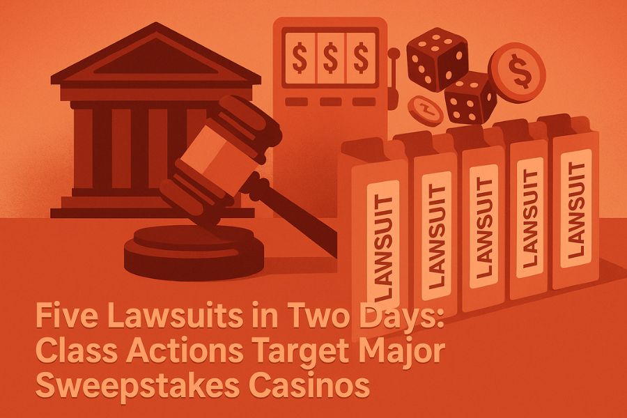 Five Lawsuits in Two Days: Class Actions Target Major Sweepstakes Casinos