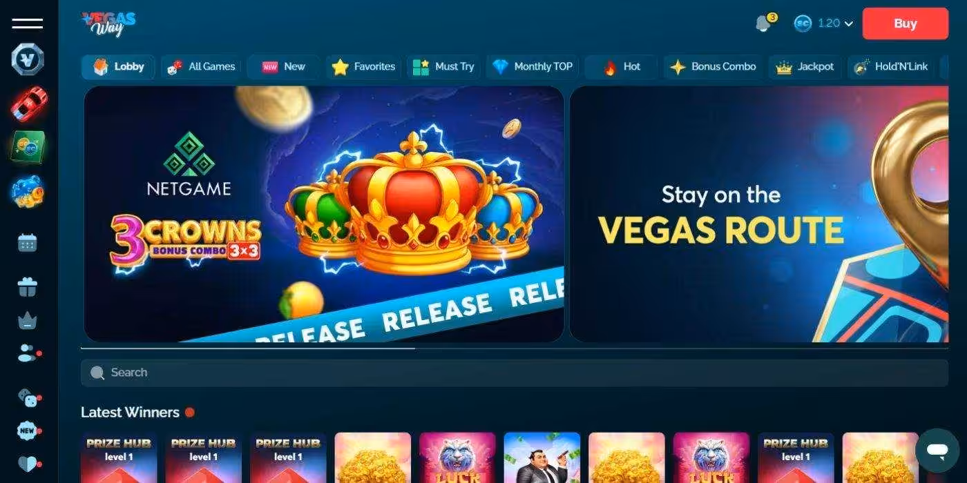 VegasWay Homepage