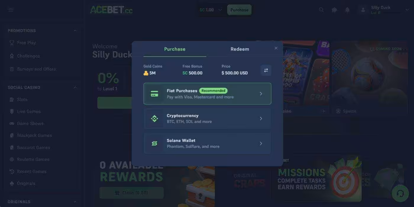 Acebet.cc Crypto
