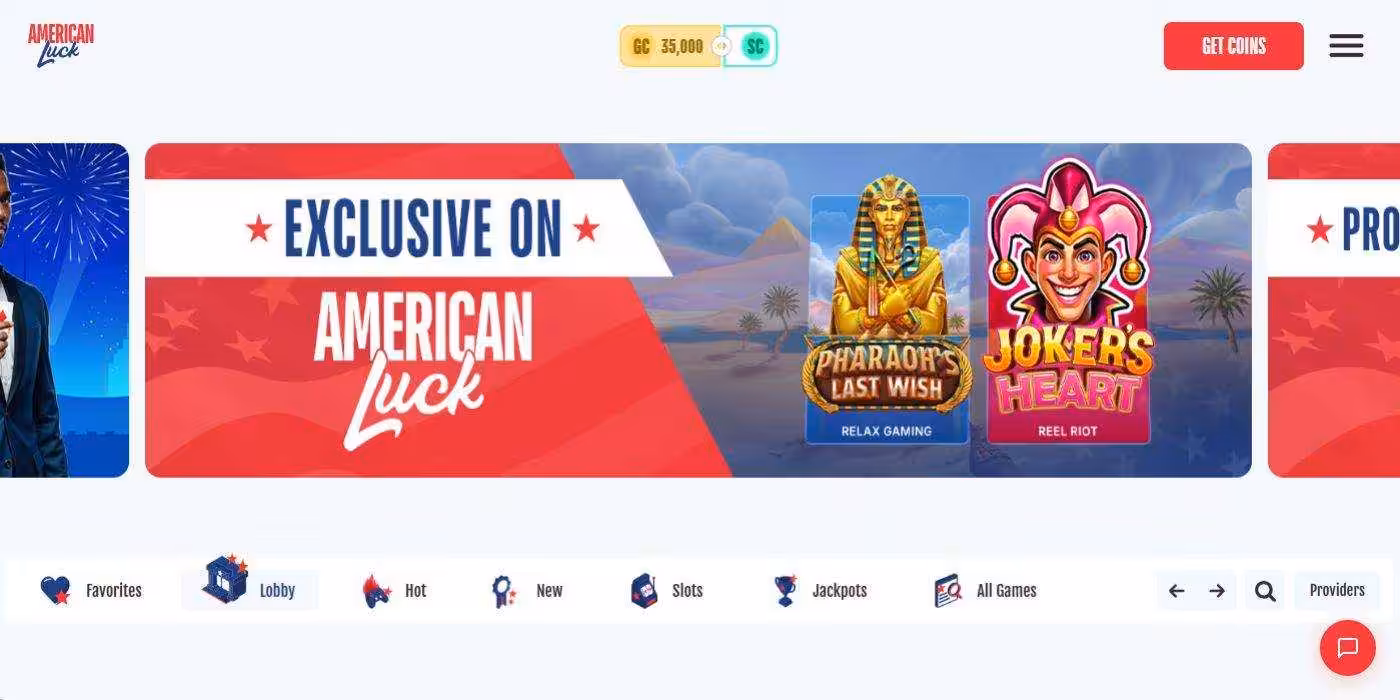 American Luck Homepage