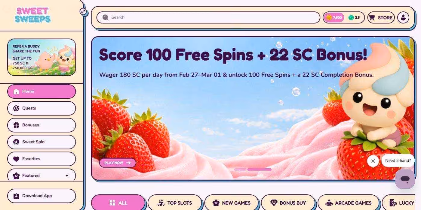 Sweet Sweeps Crypto