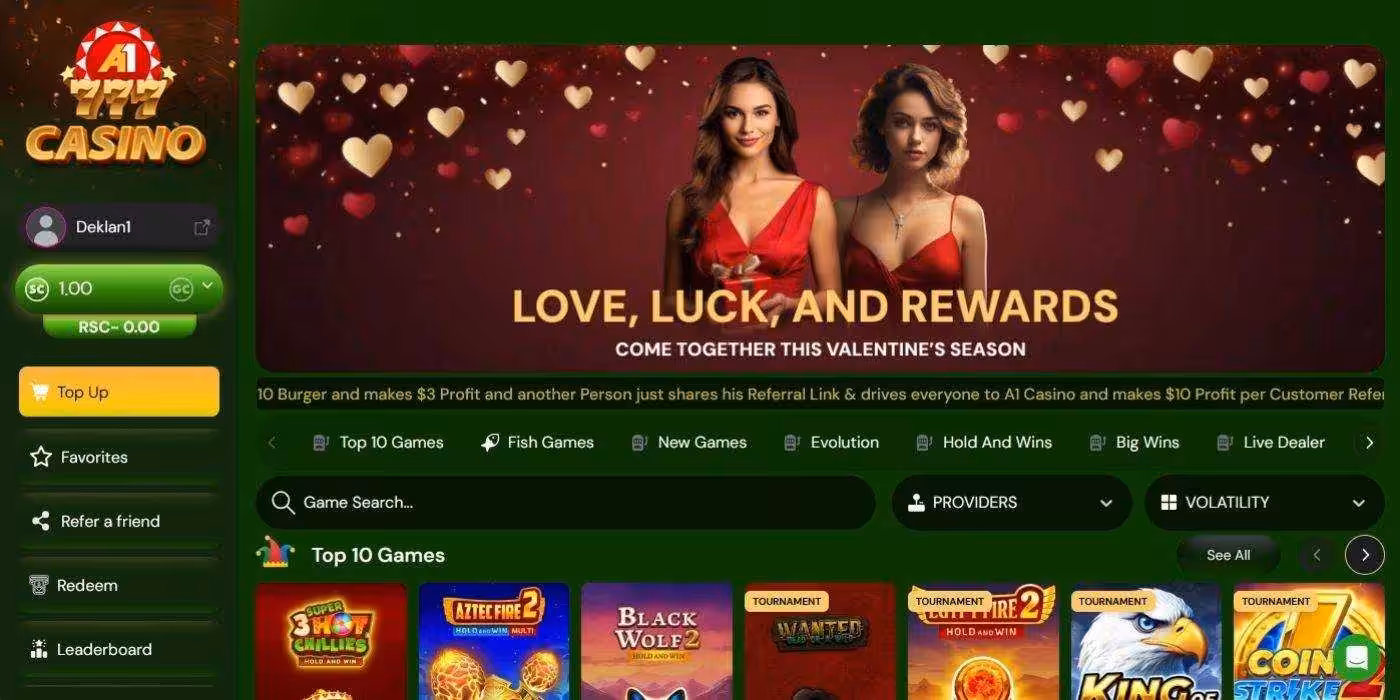 A1 Casino Homepage Pennsylvania