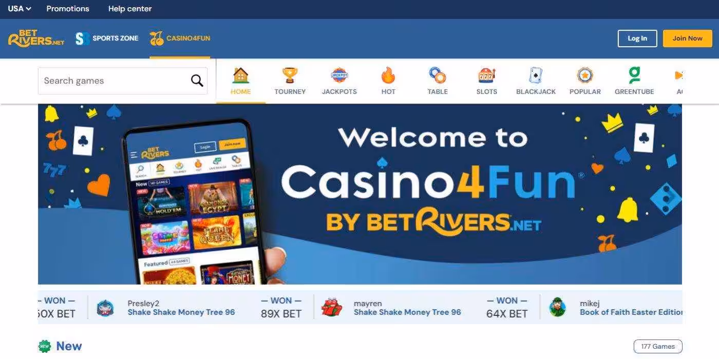 BetRivers.net Homepage California