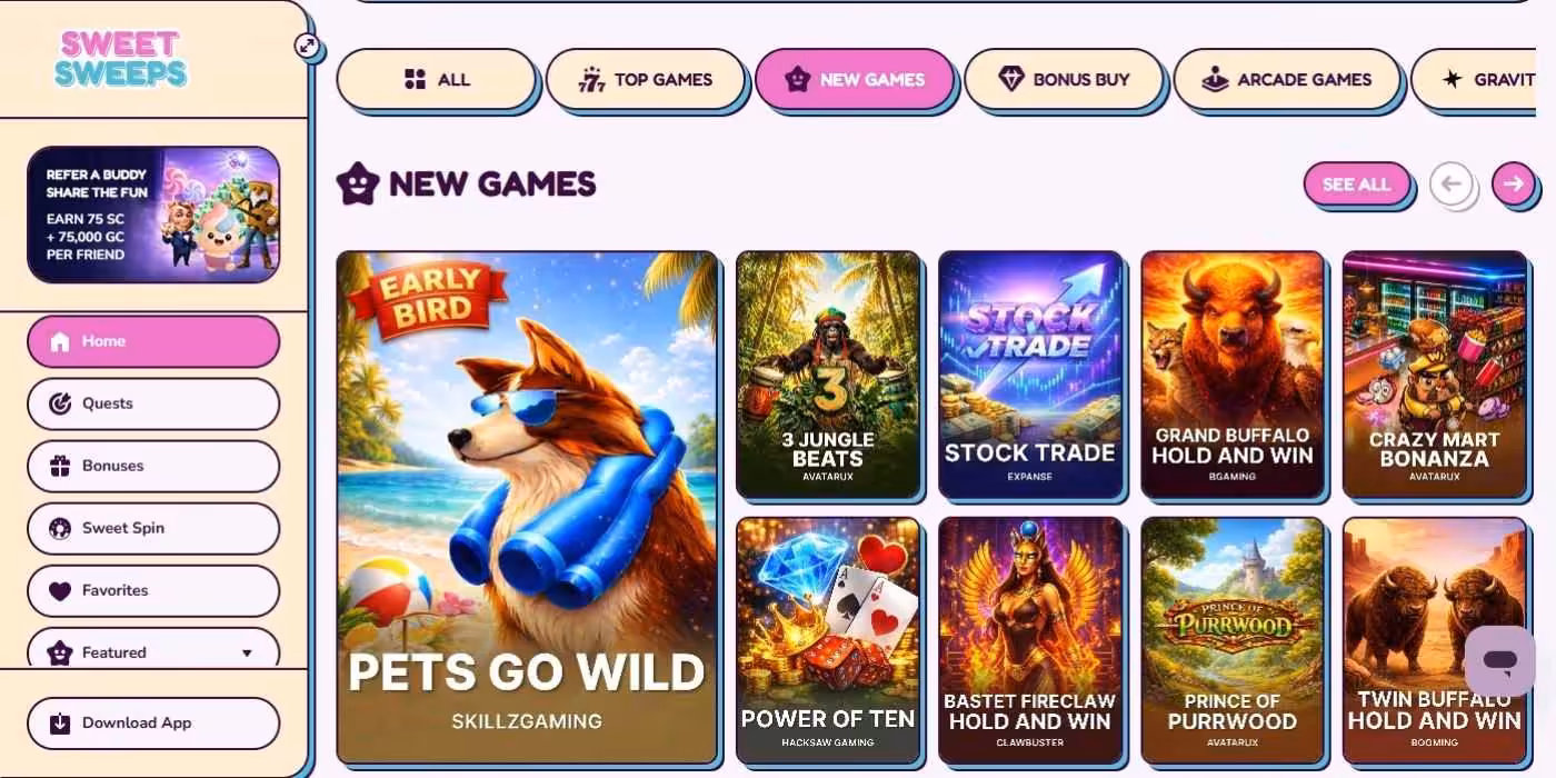 Sweet Sweeps Homepage North Carolina